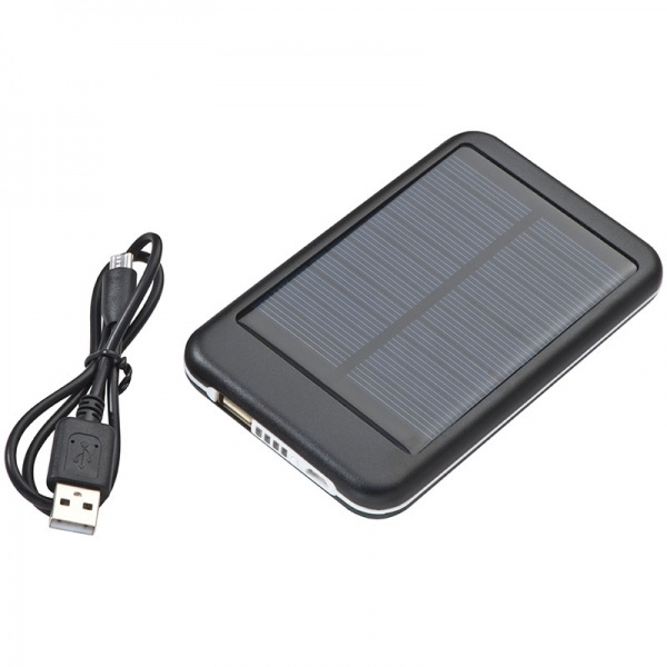 Logo trade business gift photo of: Solar power bank PHILADELPHIA